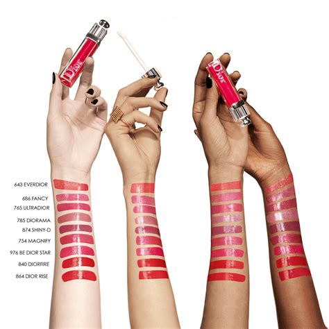 dior lip gloss shades